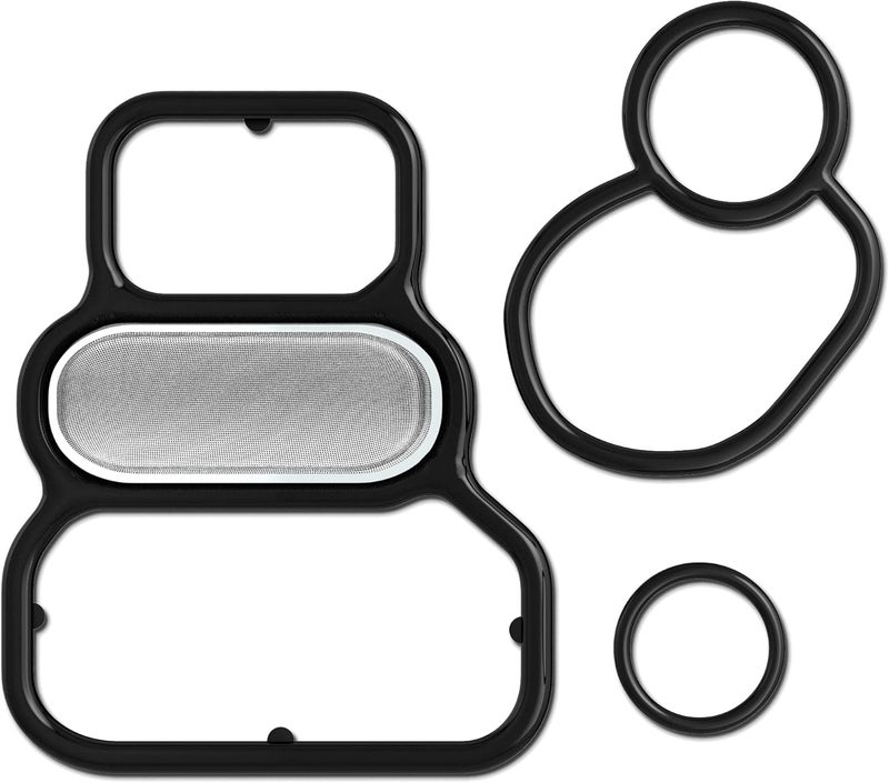 AUTOMAJOR Head Cylinder Solenoid Valve Gasket Kit Replacement for Honda/Acura Civic 1996-2005 - Honda VTEC Filter Spool Valve 1.6L 1.7L - Set of 15825-P2M-005 36172-P08-015 91319-PR3-000 by - Image 1